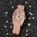 Herren Armbanduhr mit Strass-Zifferblatt | LuxeStyle