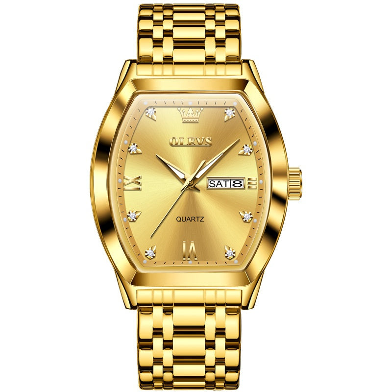 Quarz-Armbanduhr für Herren im Business-Stil
