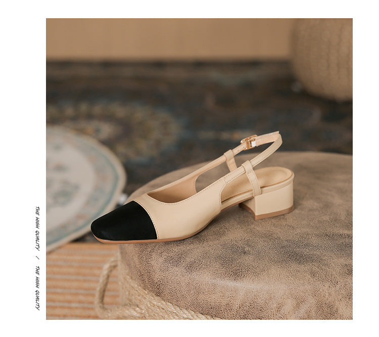 Chunky Heel French Style Damenschuhe – Bild 18 | LuxeStyle