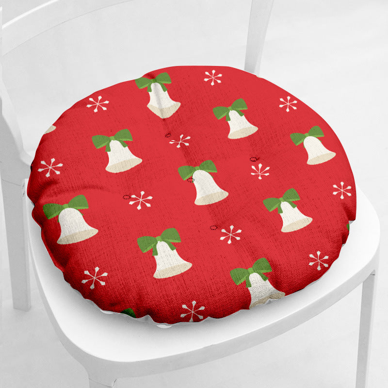 Stuhlkissen aus Baumwoll-Leinen-Mix mit Weihnachtsmotiv – Bild 11 | LuxeStyle