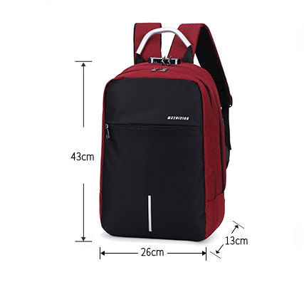 USB-Lade-Rucksack Anti-Diebstahl für Männer – Bild 8 | LuxeStyle