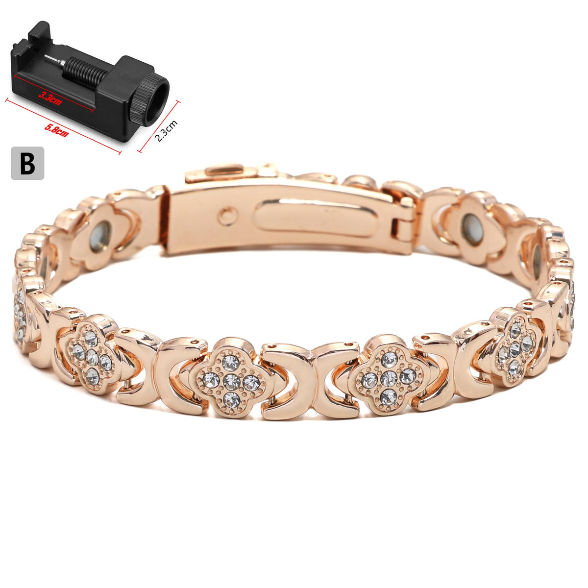 Breites Edelstahlarmband für Damen – Bild 7 | LuxeStyle