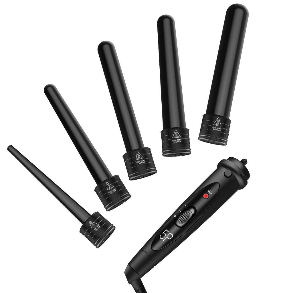 5-in-1 Keramik Lockenstab-Set