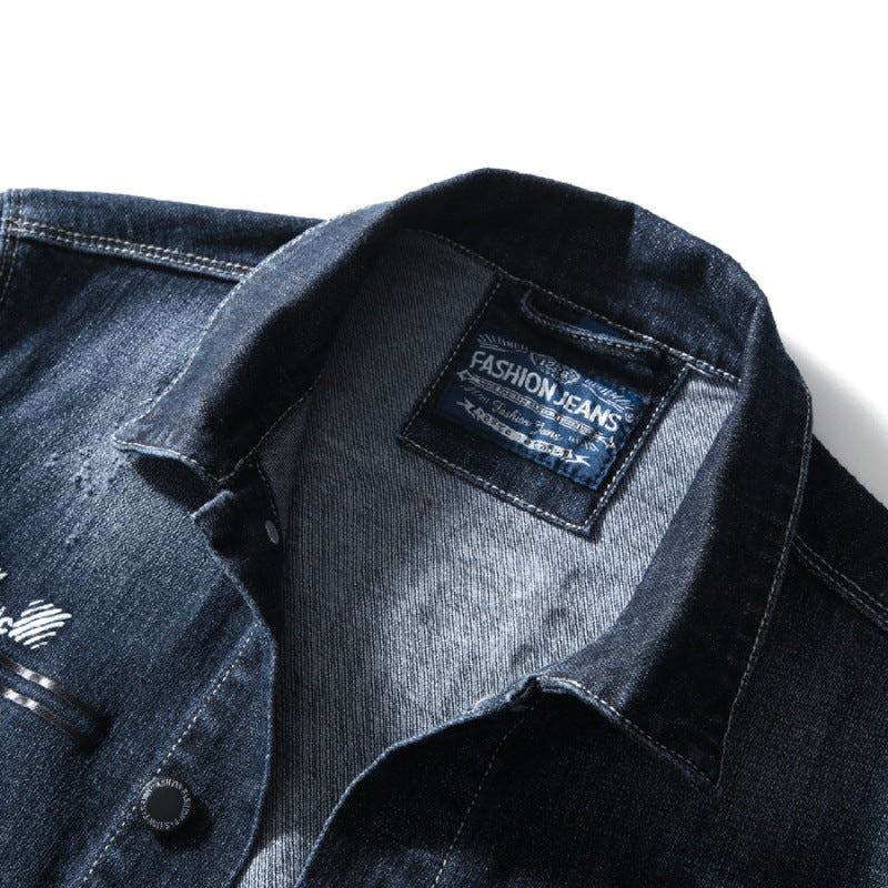 Bedruckte Weste aus Denim – Bild 6 | LuxeStyle