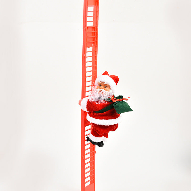 Kletternder Weihnachtsmann