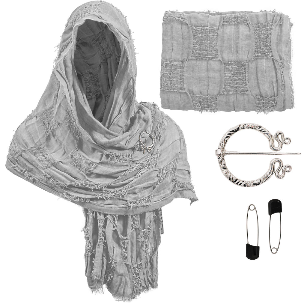 Baumwoll-Leinen-Schal mit Batik – Bild 6 | LuxeStyle