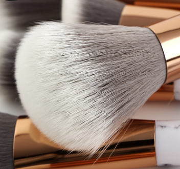 15-teiliges Make-up Pinselset Marmor-Optik – Bild 2 | LuxeStyle