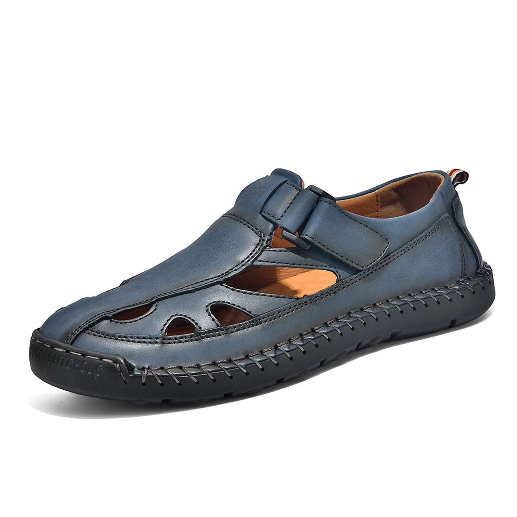 Atmungsaktive, handgenähte Sandalen für Herren