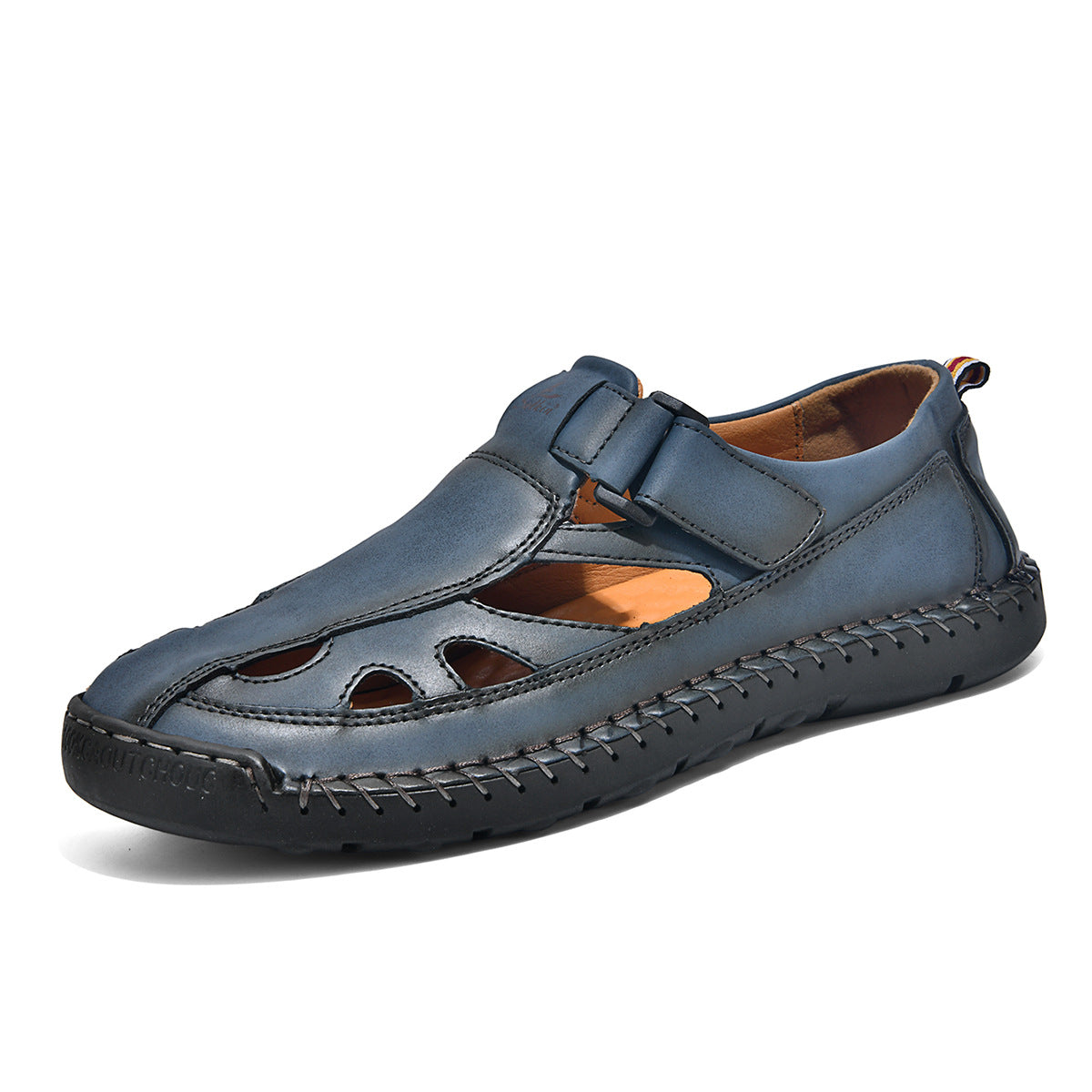 Atmungsaktive, handgenähte Sandalen für Herren