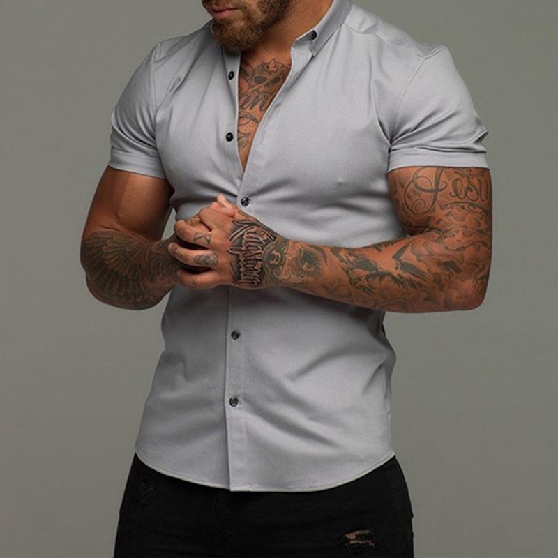 Herren Fitness-Shirt Kurzarm – Bild 12 | LuxeStyle