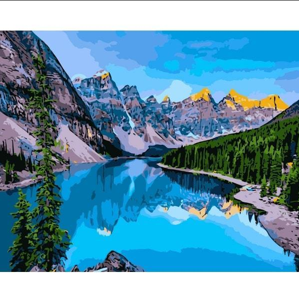 Malen nach Zahlen Set – Alaska Berglandschaft – Bild 7 | LuxeStyle