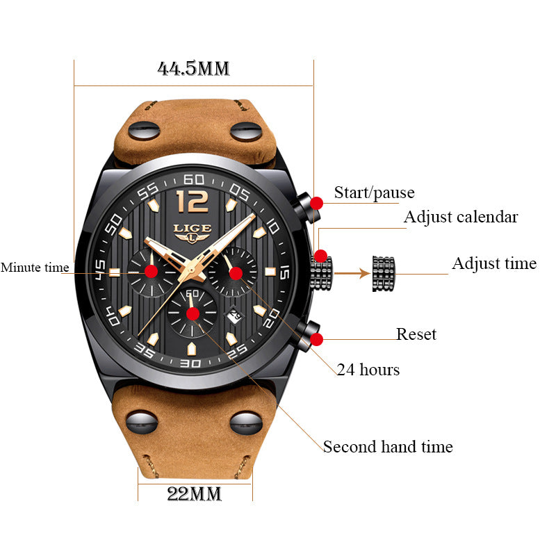 Modegürtel-Quarz-Uhr – Bild 5 | LuxeStyle