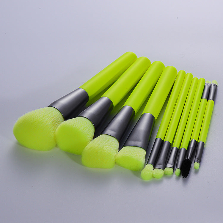 10er-Set professionelle Neon Make-up Pinsel