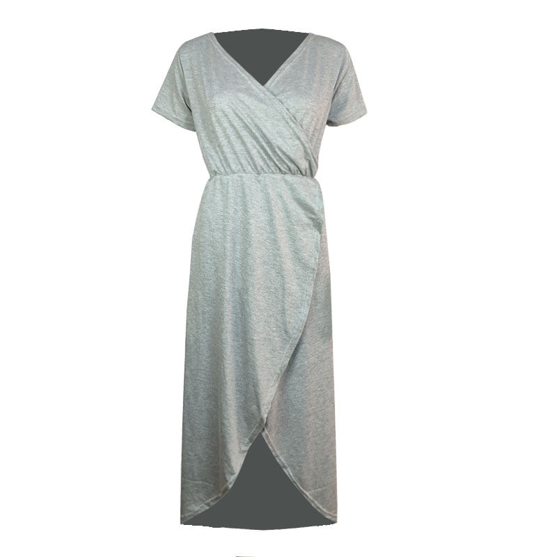 Elegantes V-Neck Strickkleid mit Wickelfront – Bild 18 | LuxeStyle