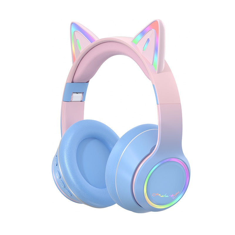 Over-Ear Bluetooth Kopfhörer mit Katzenohren
