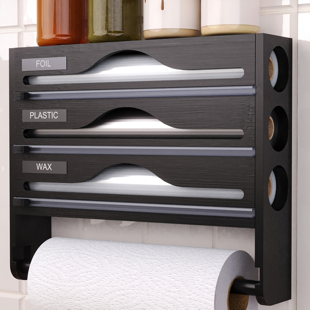 Wrap-Dispenser in Küche
