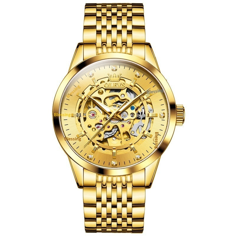 Mechanische Skelett-Herrenuhr – Ansicht 2