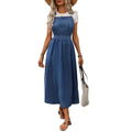 Jeans-Trägerkleid für Damen – Bild 4 | LuxeStyle