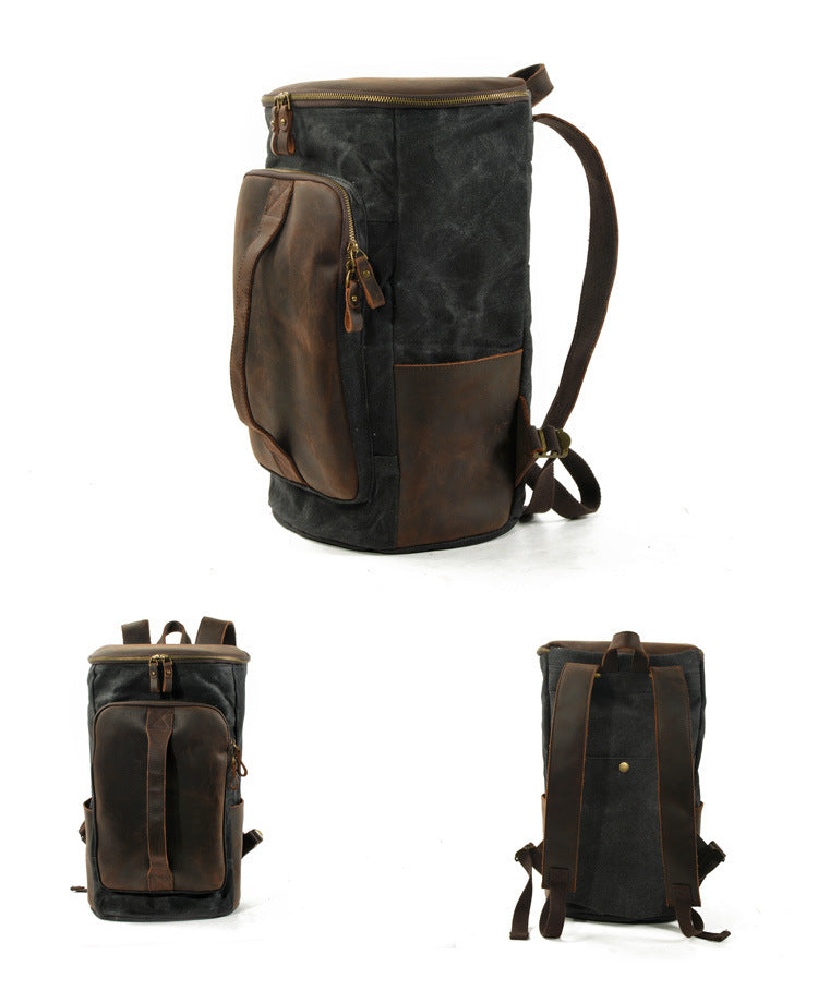Mannlicher Canvas-Schultertasche, mittelgross – Bild 7 | LuxeStyle