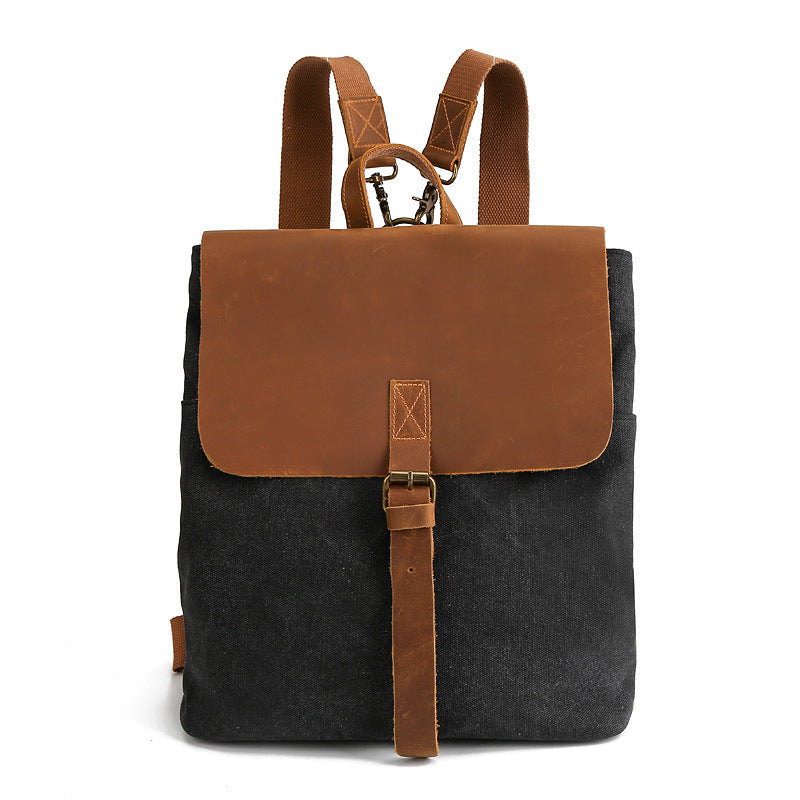 Retro Rucksack aus Crazy Horse Leder für Damen | LuxeStyle