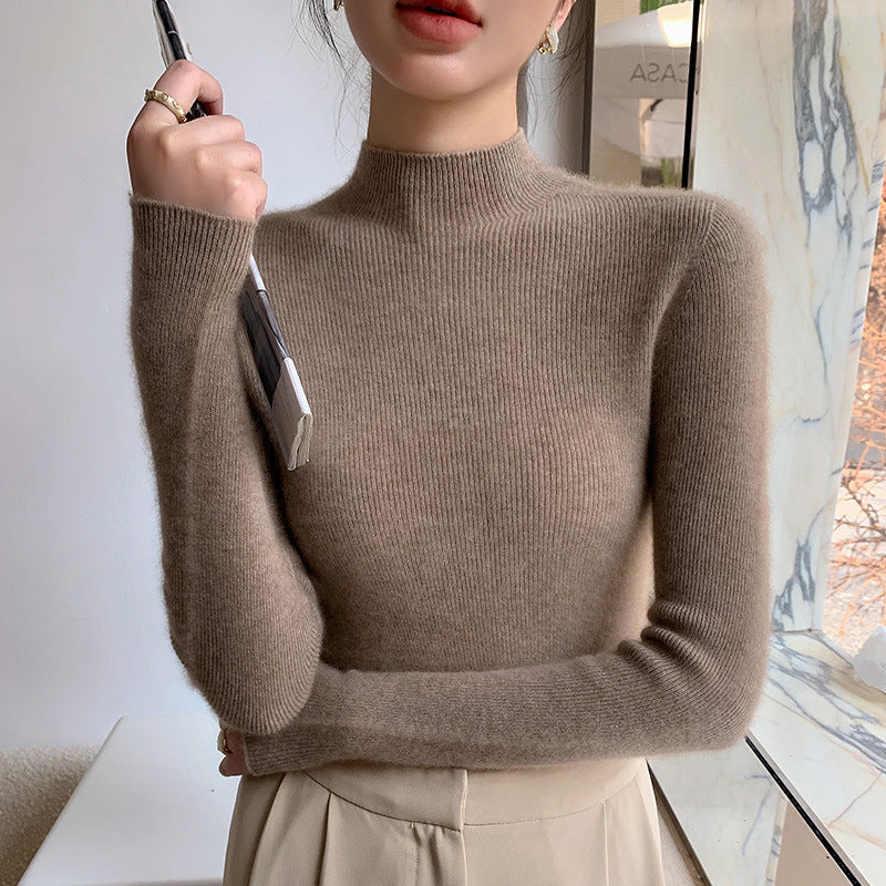 Eleganter Rollkragenpullover aus Wolle – Bild 1 | LuxeStyle