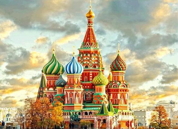 XXL 5D Diamond Painting Basilius-Kathedrale | LuxeStyle