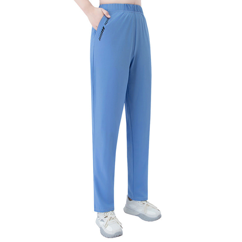 Freizeit-Hose mit Letter-Print