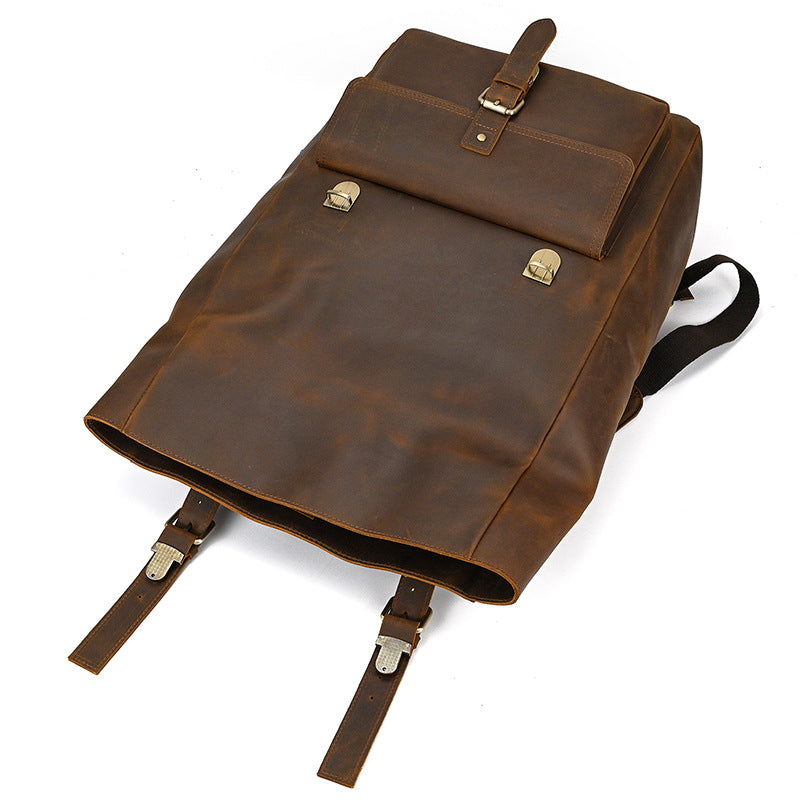 Retro-Lederrucksack für Herren – Bild 10 | LuxeStyle