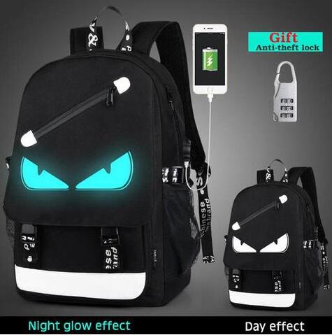 USB-Rucksack mit integrierter USB-Anschlüsse – Bild 2 | LuxeStyle