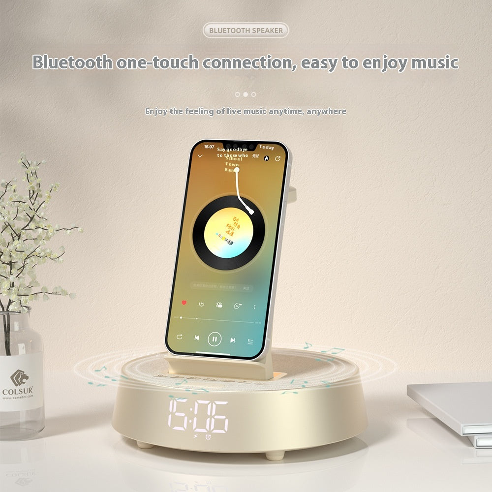 Bluetooth-Lautsprecher mit Wecker und Ladefunktion