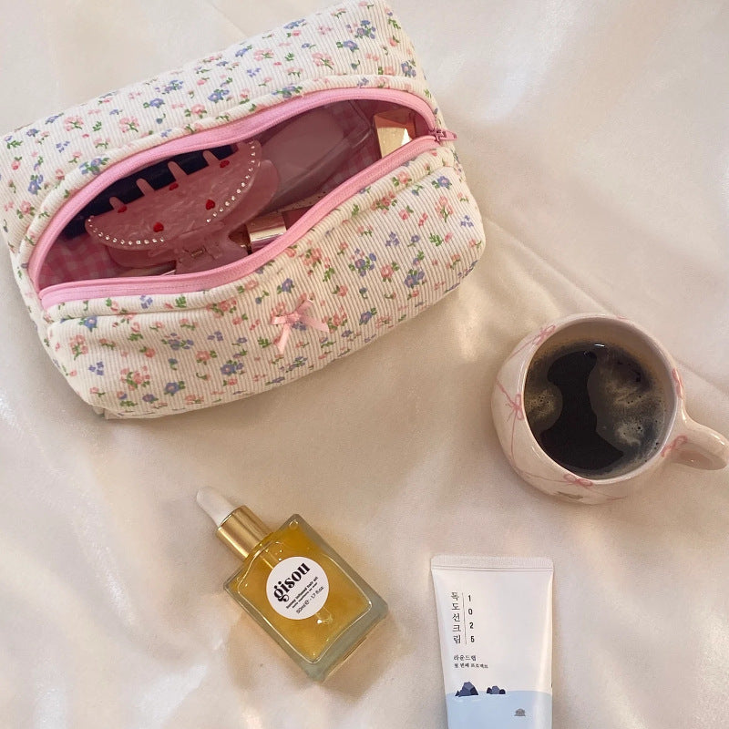 Kleine Reise-Kulturtasche für Kosmetik – Bild 2 | LuxeStyle