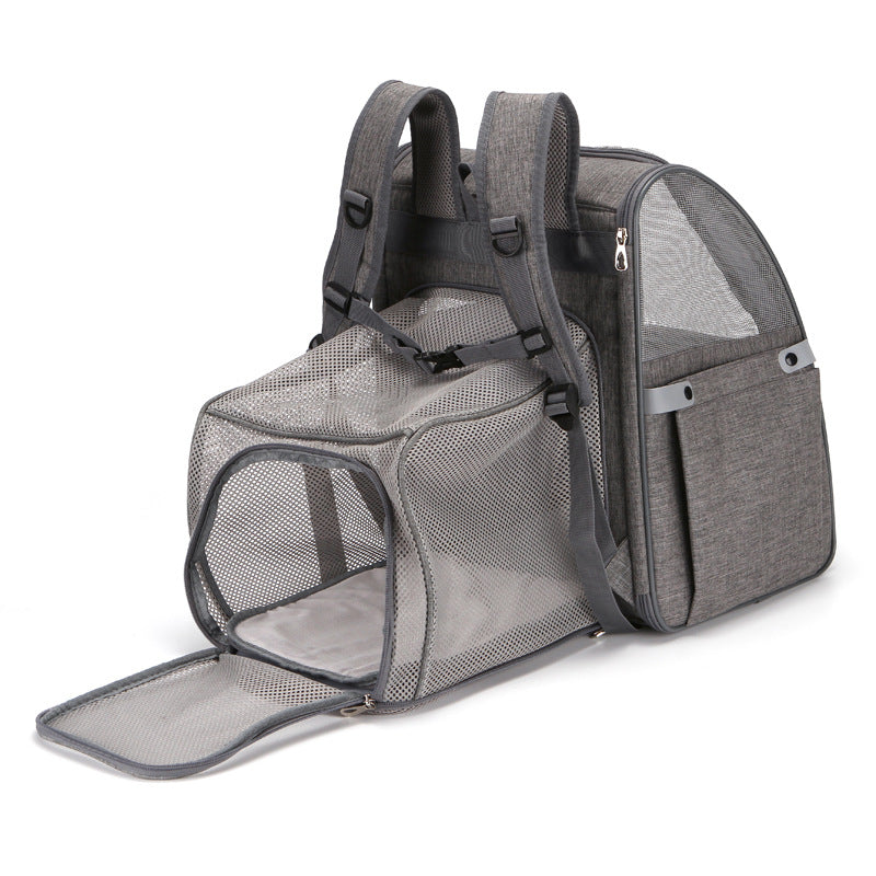 Faltbarer Haustier-Rucksack aus Oxford-Stoff – Bild 5 | LuxeStyle