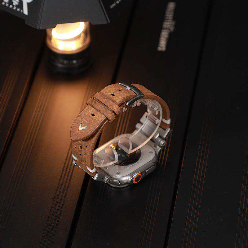 Mechanisches Kuhfell-Armband für Apple Watch – Bild 2 | LuxeStyle