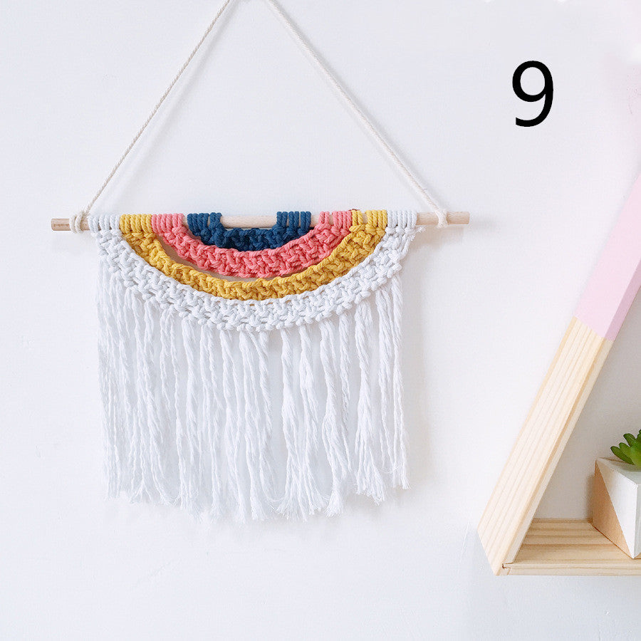 Makramee Wandteppich mit Quasten | LuxeStyle