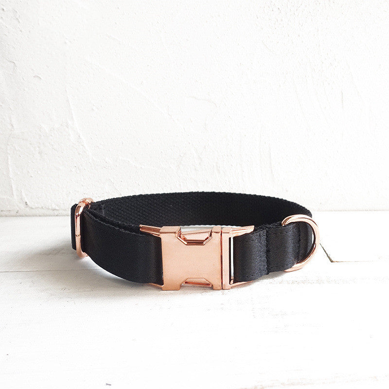 Schwarzes Hundehalsband aus Polyester – Bild 5 | LuxeStyle