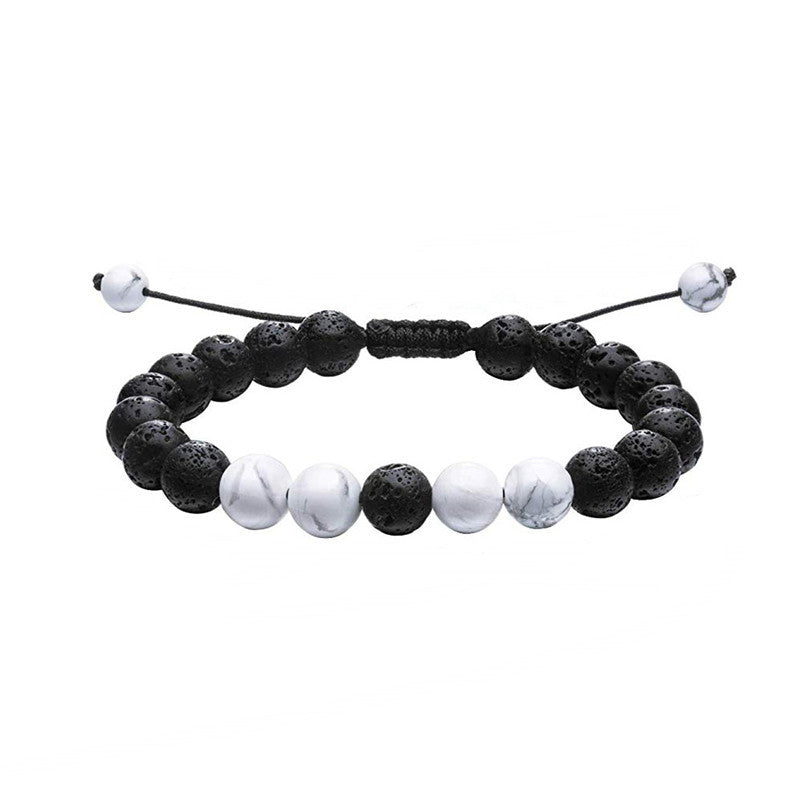 Tiger Eye Partnerarmbänder aus mattem Achat