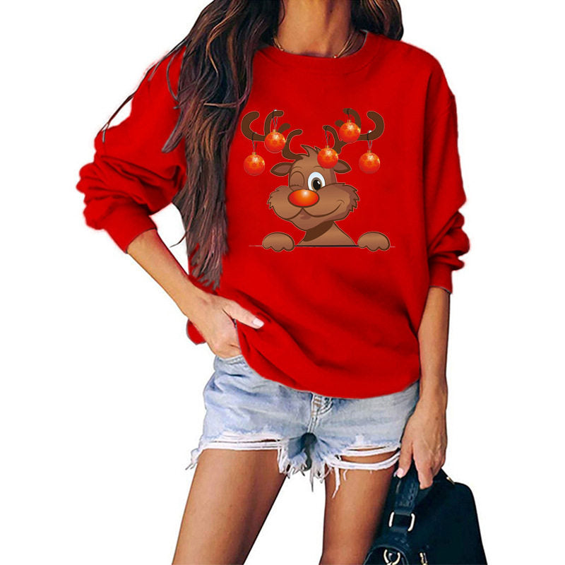 Weihnachts-Pullover Rot