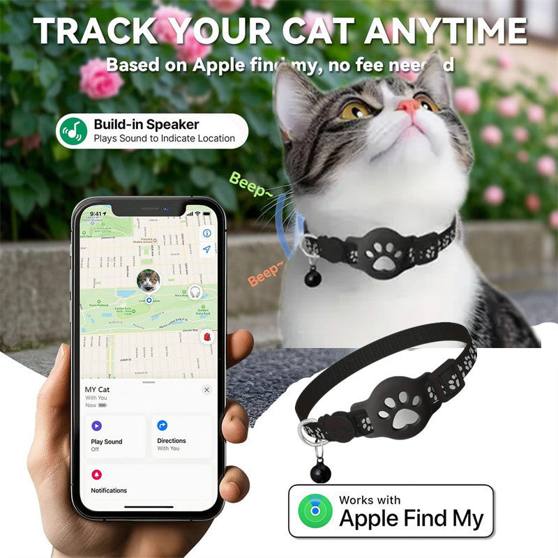 GPS-Halsband für Katzen mit Cartoon-Muster – Bild 7 | LuxeStyle