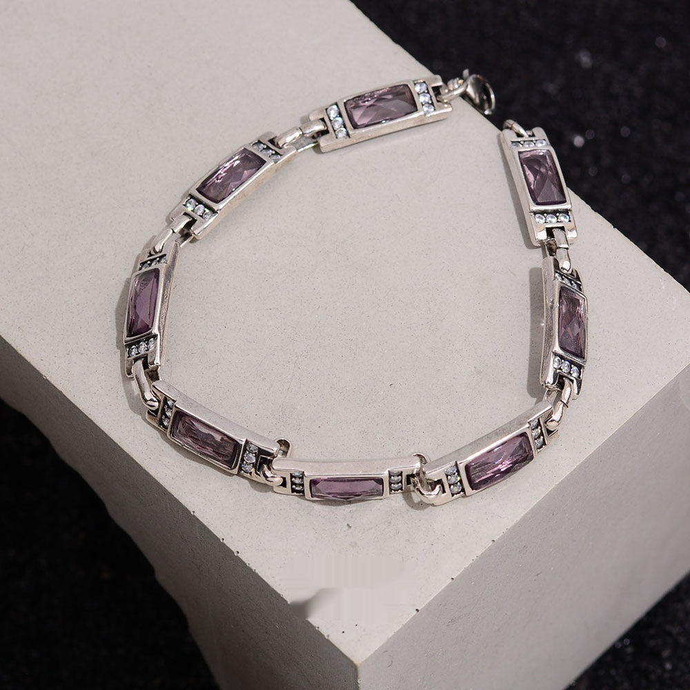 Kristall-Zirkon-Armband im Retro-Stil – Bild 3 | LuxeStyle