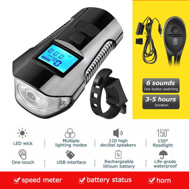 Wasserdichte Velo-Beleuchtung mit USB – Bild 1 | LuxeStyle