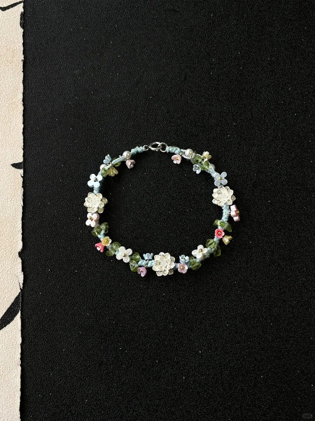 Sterlingsilber veredelter Lotosblumen Armreif