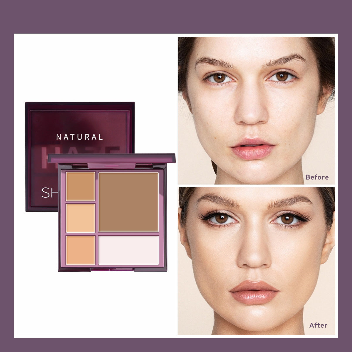 Fünf-Farben Kontur-Palette Matt – Bild 5 | LuxeStyle