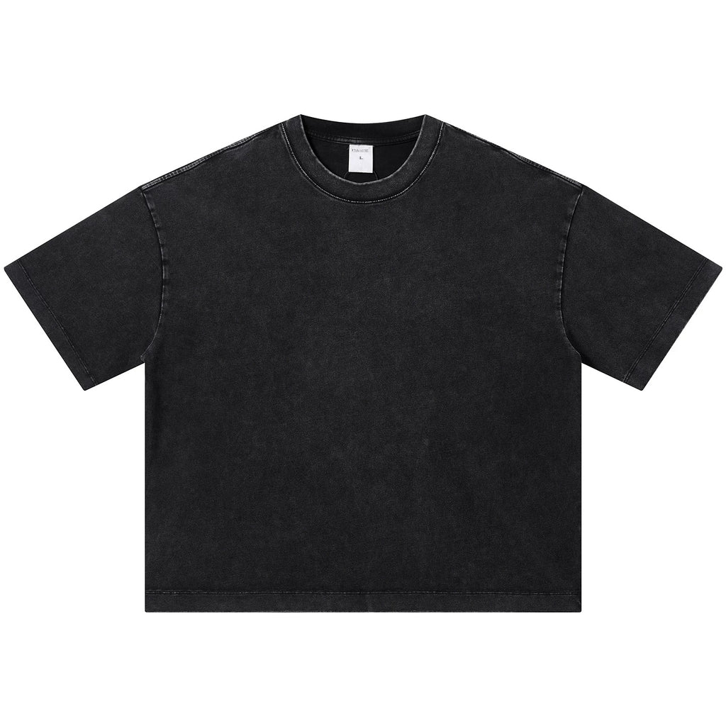 Retro-Waschung Unisex-Kurzarmshirt