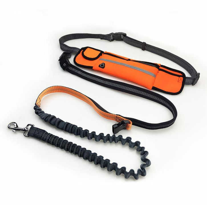 Freihändige Hunde-Laufleine mit Bauchtasche – Bild 4 | LuxeStyle