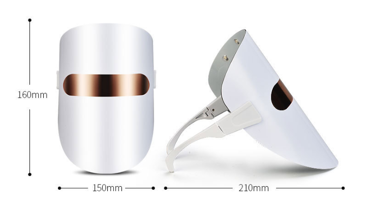 Gesichtsmaske mit Photonenlicht