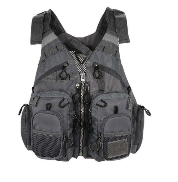 Schwimmweste für Herren mit vielen Taschen – Bild 2 | LuxeStyle