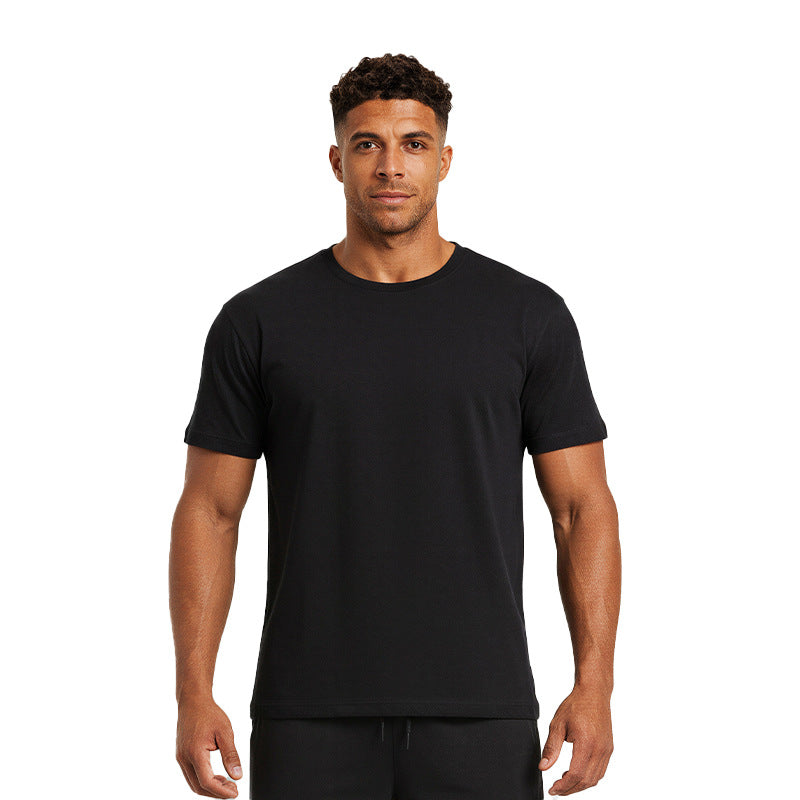 Kurzarm Fitness-Shirt mit Kragen