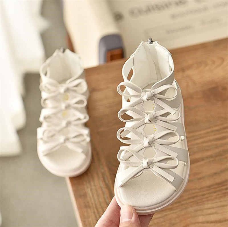 Mädchen Prinzessinnen Sandalen aus weichem Leder – Bild 4 | LuxeStyle