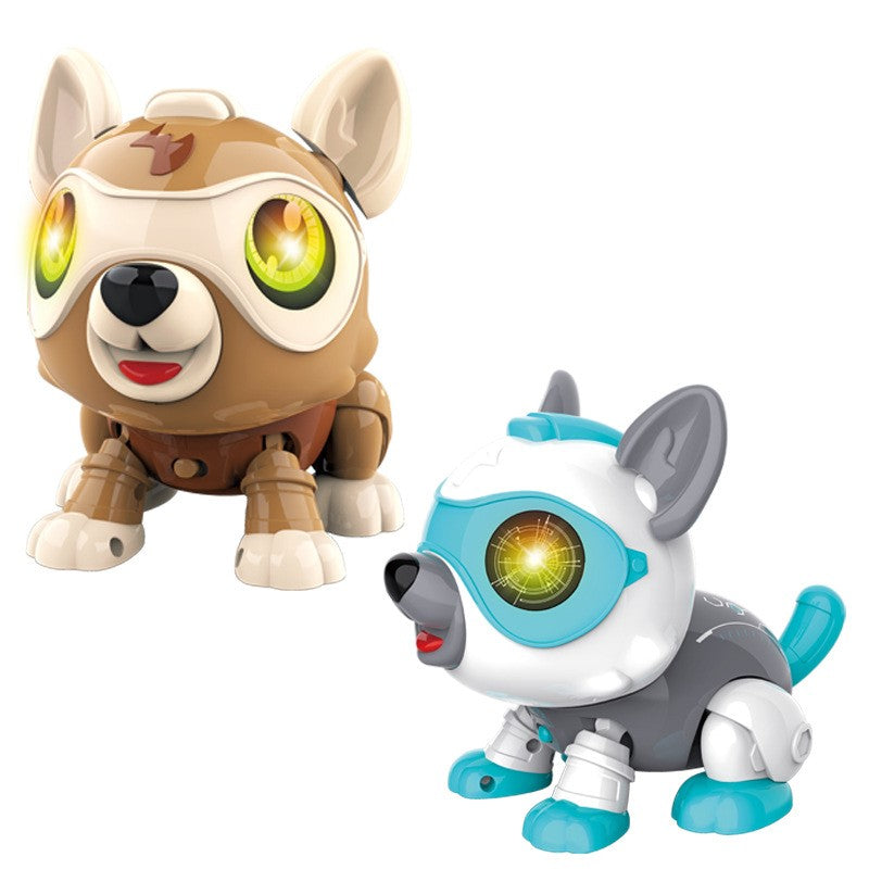 Elektronischer Roboterhund mit Sprach- und Berührungssteuerung