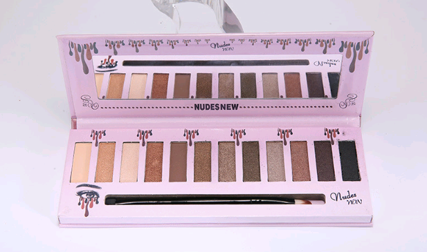 Kelly Lidschatten-Palette, 12 Farben matt – Bild 4 | LuxeStyle